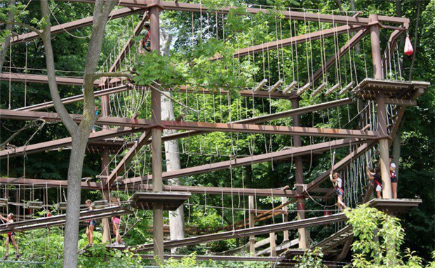 Веревочный парк в Москве